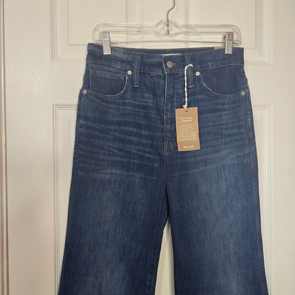 NWT Madewell 11" High Rise Flare Jeans Women's Size 29 Style K9162 - Picture 9 of 11